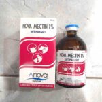 NOVA MECTIN 1% 100 ML ANOVA - Anti Ektoparasit, Endoparasit, Cacingan Dan Kutu Pada Hewan Ternak.