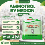 AMMOTROL 250 GRAM BY MEDION – Herbal Penghilang Dan Pengontrol Bau Kotoran Hewan Ternak Dan Unggas.