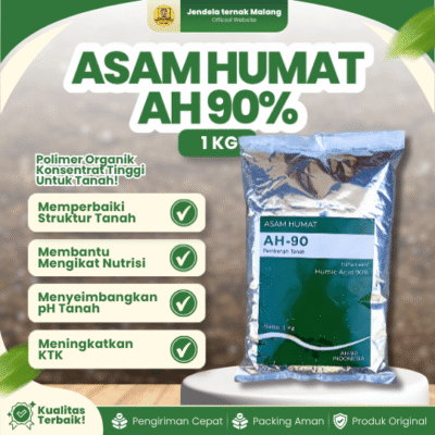 ASAM HUMAT AH 90% 1 KG – Asam Humate Original 90% Untuk Pembenah Tanah Menjadi Berkualitas.