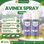 AVINEX SPRAY 200 ML- Mengobati Luka & Mencegah Infeksi Kulit Pada Hewan Like LIMOXIN SPRAY.
