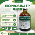 BIOPROS TP INJ. 100 ML BY VADCO – Vitamin Mineral Penguat Otot & Jaga Stamina Tubuh Hewan.