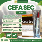 CEFA SEC 10 ML –  Untuk Mastitis, Masa Kering, Seperti Depolac Cloxa Ben Dry Cow.