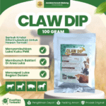 CLAW DIP 100 GRAM –  Atasi PMK, Infeksi Luka Kuku Terbuka, Membasmi Bakteri Hewan Ternak.