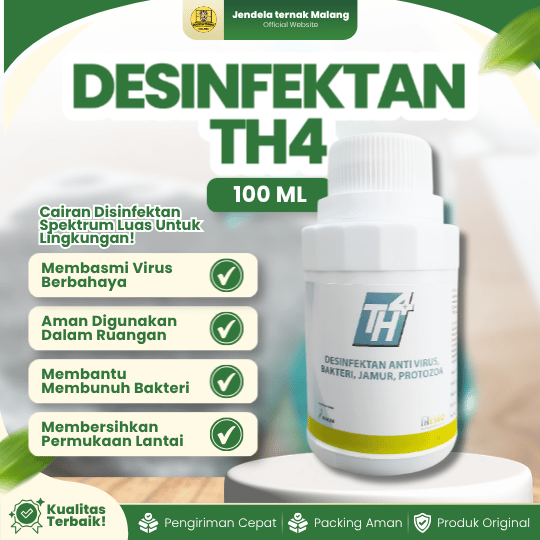 DESINFEKTAN TH4 100 ML - Desinfektan Insektisida Ampuh Membasmi Virus, Jamur Dan Protozoa.