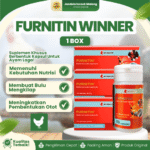 FURNITIN WINNER MEDION 1 BOX (12 BOTOL) – Untuk Vitamin Otot Dan Bulu Ayam
