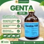 GENTA 100 ML - Mengobati Infeksi Saluran Pernafasan, Pencernaan Dan Saluran Urinasi Hewan Ternak.