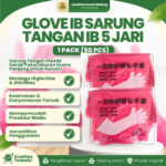 GLOVE IB SARUNG TANGAN IB 5 JARI 1 PACK 50 PCS – Sarung Tangan Inseminasi Buatan 50 pcs.