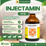 INJECTAMIN 50 ML BY SANBE – Multivitamin Lengkap Untuk Hewan Ternak