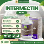 INTERMECTIN 50 ML BY TMC – Untuk Ektoparasit Dan Endoparasit, Membasmi Kutu Hewan.