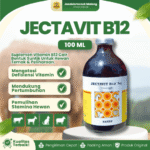 JECTAVIT B12 100 ML BY SANBE – Vitamin B12 Meningkatkan Dan Memulihkan Stamina Semua Hewan.