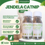 JENDELA CATNIP BOTOL – Catmint Anti Stress Membantu Kucing Merasa Gembira Dan Atasi Diare.