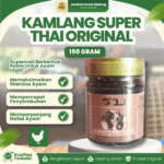 KAMLANG SUPER THAI ORIGINAL 150 GRAM – Suplemen Untuk Ayam Jago Agar Lebih Maksimal Saat Laga.