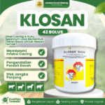 KLOSAN 42 BOLUS – Atasi Cacingan Spektrum Luas, Ektoparasit Kutu, Caplak, Tungau, Dll.
