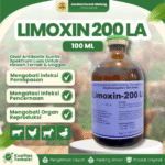 LIMOXIN 200 LA 100 ML - Untuk Pernafasan Dan Pencernaan Ternak dan Unggas