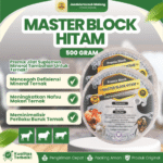 MASTER BLOCK HITAM 500 GRAM – Mineral Blok untuk Hewan Ternak Kambing Domba