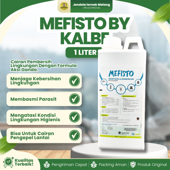 MEFISTO 1 LITER BY KALBE - Desinfektan Dan Insektisida Basmi Virus, Bakteri, Kutu Serta Lingkungan.