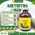 METRITIN 50 ML BY WONDER – Untuk Endometritin, Saluran Pencernaan & Reproduksi Hewan.