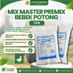 MIX MASTER PREMIX BEBEK POTONG 1 KG - Premix Suplemen Pakan Pemacu Pertumbuhan Bebek Potong Pedaging