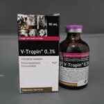 V TROPIN 0.3% 50 ML - Atropin Injeksi Antidot Dan Megurangi Kejang Untuk Hewan Ternak.