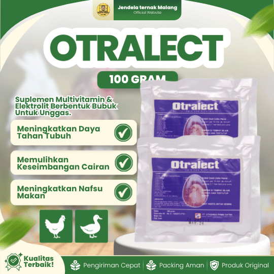 OTRALECT 100 GRAM - Vitamin Elektrolit Anti Stress Unggas