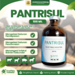 PANTRISUL 100 ML BY PANTEX HOLLAND - Atasi Berbagai Infeksi, Mastitis, Radang Sendi Hewan Ternak.