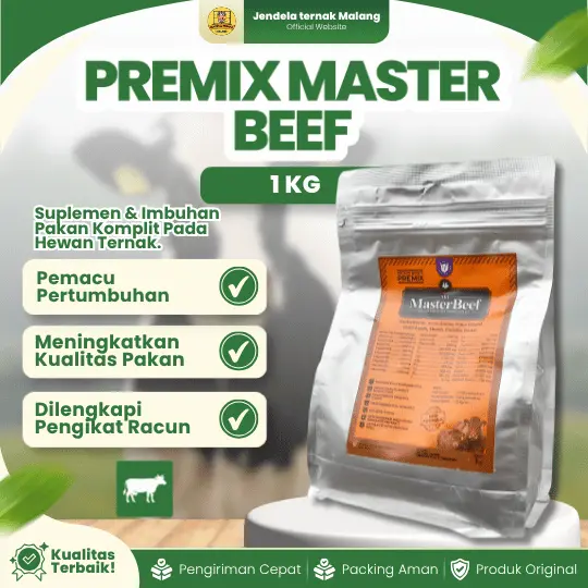 PREMIX SAPI MASTER BEEF 1 KG – PREMIUM QUALITY Premix penggemukan Untuk Sapi.