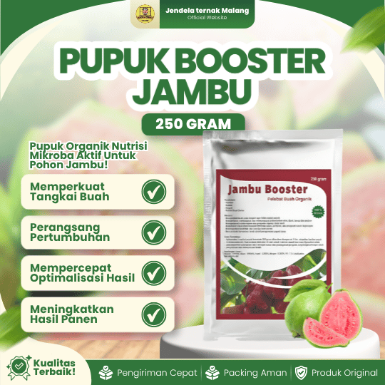 PUPUK BOOSTER JAMBU 250 GRAM - Mempercepat, Melebatkan Dan Multifungsi Buah Jambu.