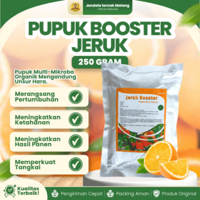 PUPUK BOOSTER JERUK 250 GRAM – Mempercepat, Memperbaiki Dan Multifungsi Buah Jeruk.
