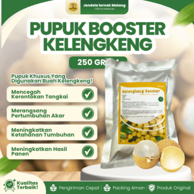 PUPUK BOOSTER KELENGKENG  250 GRAM – Mempercepat, Memperbaiki, Multifungsi Semua Jenis Kelengkeng.