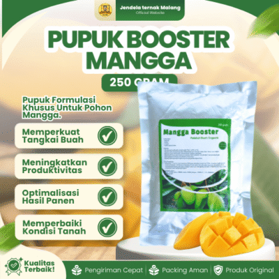 PUPUK BOOSTER MANGGA 250 GRAM – Pupuk Hayati Mempercepat, Memperbaiki Dan Multifungsi Mangga.
