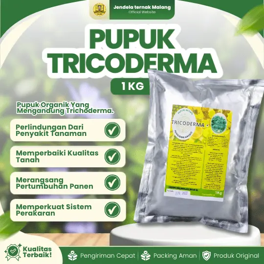 PUPUK TRICODERMA 1 KG – Menyuburkan, Memperbaiki, Mengefisienkan, Mempercepat Pertumbuhan.