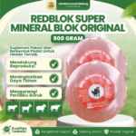 REDBLOK SUPER MINERAL BLOK ORIGINAL 500 GRAM – New Formula Red Block Premium Ternak.