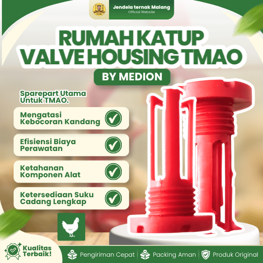 RUMAH KATUP VALVE HOUSING TMAO BY MEDION - Batang Bawahan Rumahan.