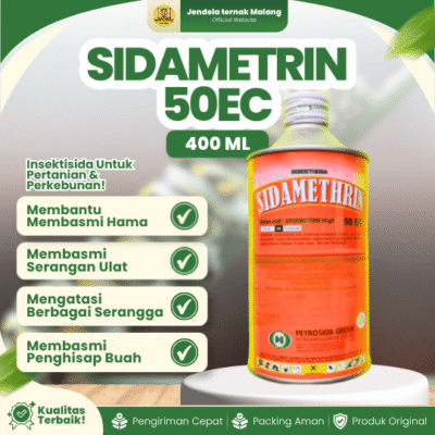 SIDAMETRIN 50EC 400 ML – Untuk Atasi Hama, Ulat Dan Juga Serangga.