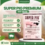 SUPER PIG 500 GRAM PREMIUM – Premix Babi Suplemen Vitamin Penggemuk Babi Terbaik.