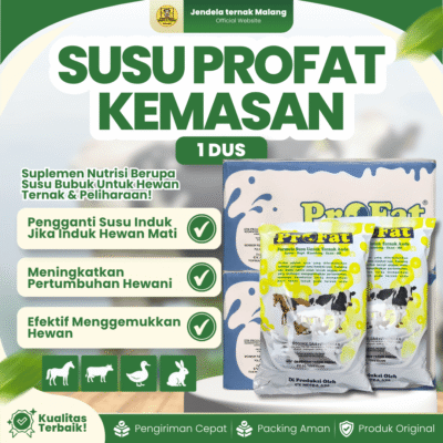 SUSU TERNAK PROFAT 1 DUS (ISI 20 PCS) – Susu Ternak Untuk Pertumbuhan Atau Pengganti Susu Induk
