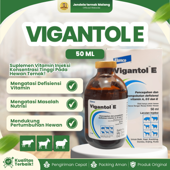 VIGANTOL E 50 ML -  Vitamin Untuk Hewan Ternak