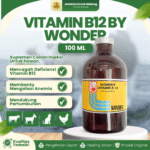 VITAMIN B12 BY WONDER 100 ML – Untuk Masalah Anemia Dan Gangguan Pertumbuhan Hewan.