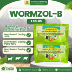 WORMZOL-B 1 BOLUS BY MEDION – Membasmi Berbagai Cacingan Pada Hewan Ternak.