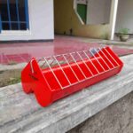 DOC FEEDER MERAH KECIL 1 DUS ISI 20 PCS MEDION - Tempat Pakan Untuk Unggas Ayam DOC