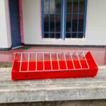 DOC FEEDER MERAH KECIL 1 DUS ISI 20 PCS MEDION - Tempat Pakan Untuk Unggas Ayam DOC