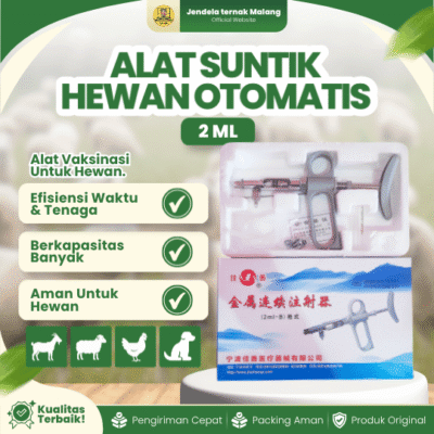 ALAT SUNTIK HEWAN TERNAK OTOMATIS 2 ML-B – Sangat Praktis Untuk Hewan Ternak.