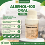 ALBENOL-100 ORAL 100 ML - Untuk Mengatasi Cacingan Pada Hewan Ternak.