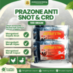 PRAZONE ANTI SNOT & CRD SERBUK 100 GRAM RAID-ALL - Untuk Masalah Pada unggas Ayam Bebek