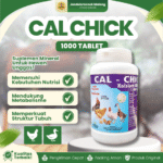 CAL CHICK 1000 TABLET - Kalsium Vitamin Penguat Tulang & Metabolisme Untuk Ayam Dan Unggas.