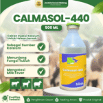 CALMASOL-440 ISI 500 ML - Kalsium Untuk Hewan Ternak Sapi Pedet Kambing Domba