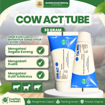 COW ACT TUBE 30 GRAM RAID ALL – Salep Koreng Untuk Hewan Ternak Sapi Kambing Kerbau