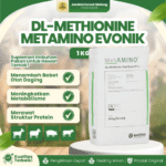 DL-METHIONINE METAMINO EVONIK 1 KG - Pemacu Pertumbuhan & Penambah Bobot Hewan Ternak.