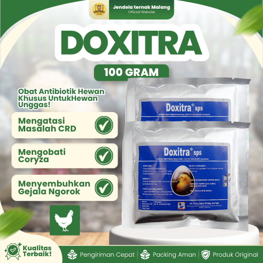 DOXITRA 100 GRAM OTASINDO - Untuk Masalah CRD Komplek & Coryza Pada Ayam Unggas