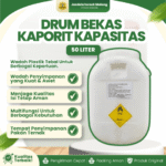 DRUM BEKAS KAPASITAS 50 LITER - Di Jamin Tebal, Awet, Kuat & Anti Pecah.